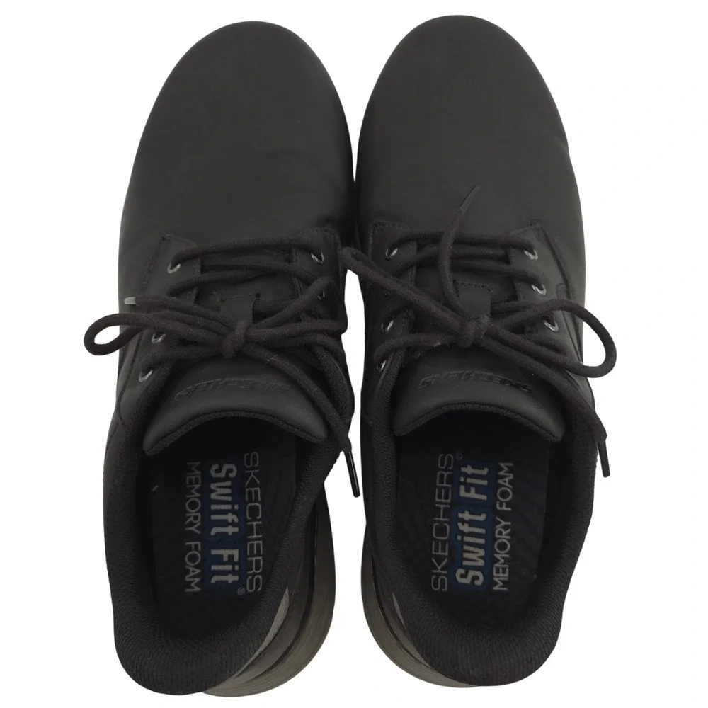 Skechers Hands Free Swift Fit Shoes Mens 10.5 Black Slip-in Walking Comfort